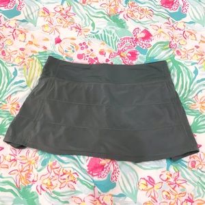 Camo Green Lululemon Pace Rival Skirt